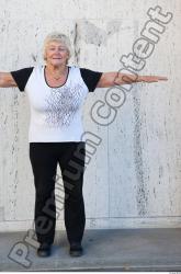 Whole Body Woman T poses Casual Average Street photo references